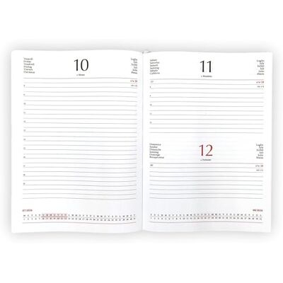 Agendepoint.it Ricambio Agenda Giornaliera A5 2027, 15x21 cm, Multilingue, Ricambio Blocco Fisso, Bianco Agendepoint.it Ricambio Agenda Giornaliera A5 2027, 15x21 cm, Multilingue, Ricambio Blocco Fisso, Bianco