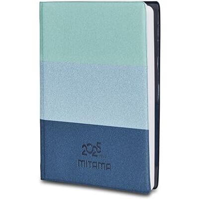 Mitama Agenda Giornaliera Spiralata Toni Freddi, Planning Mensile, 12 mesi da Gennaio a Dicembre 2025-316 pagine + 68 pagine contenuti extra 15 x 21 cm Copertina Morbida Mitama Agenda Giornaliera Spiralata Toni Freddi, Planning Mensile, 12 mesi da Gennaio a Dicembre 2025-316 pagine + 68 pagine contenuti extra 15 x 21 cm Copertina Morbida