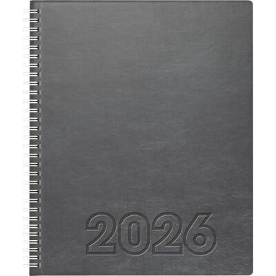 BRUNNEN Calendario a libro mod. Manager Wt 7 Weektimer 2026 210 × 260 mm ecopelle grigio BRUNNEN Calendario a libro mod. Manager Wt 7 Weektimer 2026 210 × 260 mm ecopelle grigio