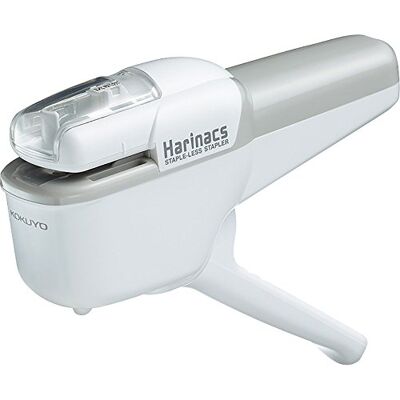 KOKUYO Harinacs SLN-MSH110W Spillatrice giapponese senza spilli; capacità max 10 fogli; bianco KOKUYO Harinacs SLN-MSH110W Spillatrice giapponese senza spilli; capacità max 10 fogli; bianco
