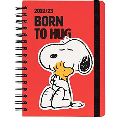 Grupo Erik : Diario Scuola 2022-2023 Snoopy Born To Hug, agenda settimanale A5, 14,8x21cm, 12 mesi, ideale come diario snoopy, agenda università 2022 2023, diario scuole medie e superiori Grupo Erik : Diario Scuola 2022-2023 Snoopy Born To Hug, agenda settimanale A5, 14,8x21cm, 12 mesi, ideale come diario snoopy, agenda università 2022 2023, diario scuole medie e superiori