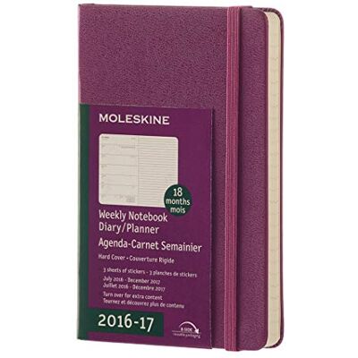 Moleskine Agenda 18m Semainier 2016-17 Poche Violet Couv Rigide Moleskine Agenda 18m Semainier 2016-17 Poche Violet Couv Rigide
