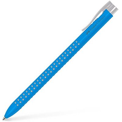 Faber-Castell Grip 2022-M Twist retractable ballpoint pen Azzurro 1pezzo(i) Penna in gel (Azzurro, Blu, Twist retractable ballpoint pen, Triangolare, Plastica, Gomma) Faber-Castell Grip 2022-M Twist retractable ballpoint pen Azzurro 1pezzo(i) Penna in gel (Azzurro, Blu, Twist retractable ballpoint pen, Triangolare, Plastica, Gomma)