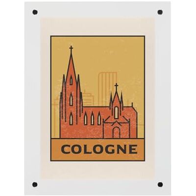 Bi-Office Espositore di poster acrilico magnetico senza cornice, A4 Bi-Office Espositore di poster acrilico magnetico senza cornice, A4