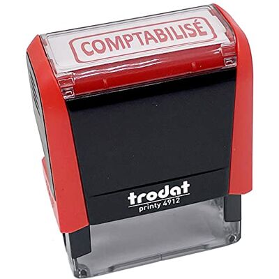 Trodat 4992 Timbro autoinchiostrante in gomma X-Print con scritta "Comptabilisé Trodat 4992 Timbro autoinchiostrante in gomma X-Print con scritta "Comptabilisé