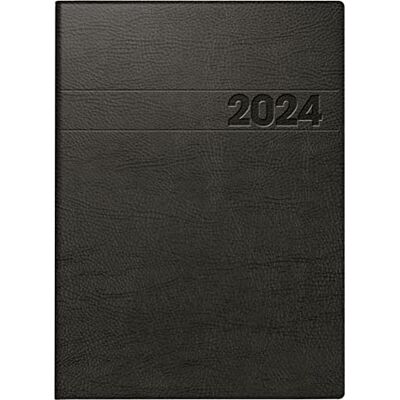 BRUNNEN Agenda settimanale, Pianificatore settimanale modello 796 2024, 2 pagine = 1 settimana, formato foglio: 14,8 x 20,8 cm, nero BRUNNEN Agenda settimanale, Pianificatore settimanale modello 796 2024, 2 pagine = 1 settimana, formato foglio: 14,8 x 20,8 cm, nero
