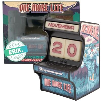 Grupo Erik Calendario Perpetuo Arcade Console 3D Calendario da Tavolo Perpetuo Gaming Decorazione da Scrivania per Fans: Regalo Gamer Gadget 7,5 x 11,5 x 7,5 cm Grupo Erik Calendario Perpetuo Arcade Console 3D Calendario da Tavolo Perpetuo Gaming Decorazione da Scrivania per Fans: Regalo Gamer Gadget 7,5 x 11,5 x 7,5 cm