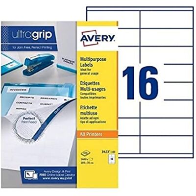 Avery Etichette autoadesive multiuso Avery Etichette autoadesive multiuso