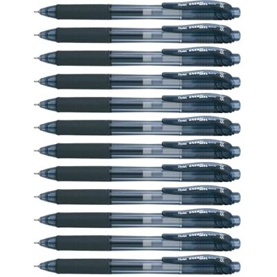 Pentel EnerGel X Retractable Roller Gel Pen, Black Ink, Fine, Dozen, Sold as 1 Dozen Pentel EnerGel X Retractable Roller Gel Pen, Black Ink, Fine, Dozen, Sold as 1 Dozen