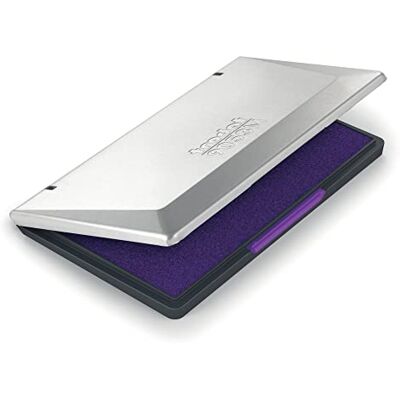 Trodat Cuscinetto Classic 9053M per Timbri Manuali, Misura 160 x 90 mm, Colore Viola, Coperchio in Metallo, base in Plastica Riciclata al 95% e Feltro, Inchiostro a base di acqua e Indelebile Trodat Cuscinetto Classic 9053M per Timbri Manuali, Misura 160 x 90 mm, Colore Viola, Coperchio in Metallo, base in Plastica Riciclata al 95% e Feltro, Inchiostro a base di acqua e Indelebile