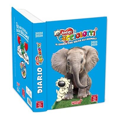 Pigna , Diario Amici Cucciolotti 12 Mesi Grande,datato 2024/2025,Ideale per Organizzare le Attività Scolastiche, 320 Pagine, 13x18 cm, copertina cartonata imbottita per bambini Pigna , Diario Amici Cucciolotti 12 Mesi Grande,datato 2024/2025,Ideale per Organizzare le Attività Scolastiche, 320 Pagine, 13x18 cm, copertina cartonata imbottita per bambini