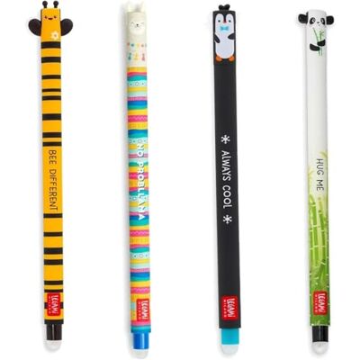 Legami penna gel cancellabile sfera nero punta 07 mm bee Legami penna gel cancellabile sfera nero punta 07 mm bee