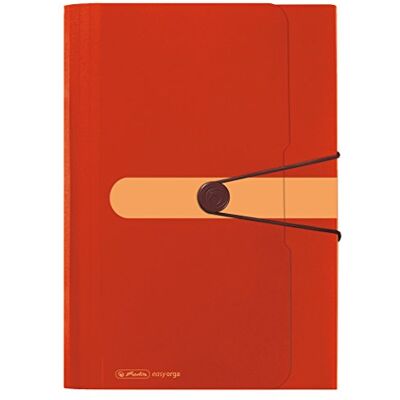herlitz Cartellina a 12 scomparti, in pellicola di PP riciclata, arancio herlitz Cartellina a 12 scomparti, in pellicola di PP riciclata, arancio