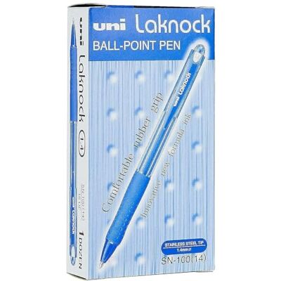 Uni-Ball Uniball Laknock Penna a sfera a scatto ricaricabile, a punta larga, set da 12 pezzi, colore inchiostro: blu Uni-Ball Uniball Laknock Penna a sfera a scatto ricaricabile, a punta larga, set da 12 pezzi, colore inchiostro: blu