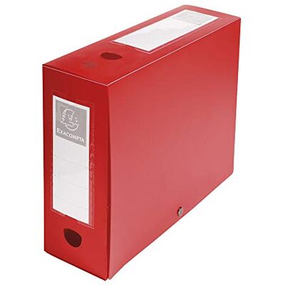 Exacompta Scatole Archivio, 24x32 cm, Rosso Exacompta Scatole Archivio, 24x32 cm, Rosso