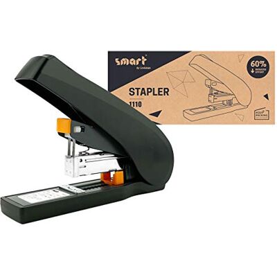 smart by Leviatan Cucitrice Smart 1110, Meno Sforzo, Cucitrice con Graffette per Ufficio, 60% di Sforzo in Meno. Custodia Ergonomica di Qualità, Graffette Tipo 23/6-23/13 mm, 100 Fogli smart by Leviatan Cucitrice Smart 1110, Meno Sforzo, Cucitrice con Graffette per Ufficio, 60% di Sforzo in Meno. Custodia Ergonomica di Qualità, Graffette Tipo 23/6-23/13 mm, 100 Fogli