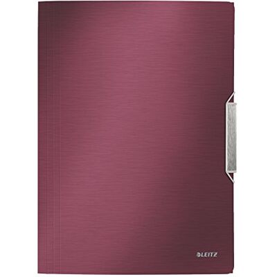 Leitz Style Cartella Organizer a 3 Lembi, Formato A4, Capacità 150 Fogli, Chiusura a Elastico, Rosso, Leitz Style Cartella Organizer a 3 Lembi, Formato A4, Capacità 150 Fogli, Chiusura a Elastico, Rosso,