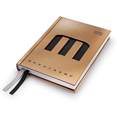 Pigna Diario Agenda Monocromo Mood 2022/2023 Bronzo, Pigna Diario Agenda Monocromo Mood 2022/2023 Bronzo,