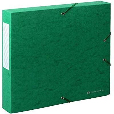 Exacompta Scatole Archivio, 24x32 cm, Verde Exacompta Scatole Archivio, 24x32 cm, Verde