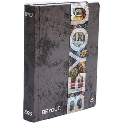 BE YOU Matter Stone Medium, Diario Scuola 2024-2025, Agenda 12 Mesi Datata, Formato Standard 13,5cm x 18,2cm, Diario con Sticker e Segnalibro, Colore Grigio BE YOU Matter Stone Medium, Diario Scuola 2024-2025, Agenda 12 Mesi Datata, Formato Standard 13,5cm x 18,2cm, Diario con Sticker e Segnalibro, Colore Grigio