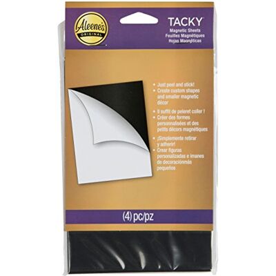 Aleene's Aleene’s Fogli Magnetico Adesivo 10,16 x 15,24 cm – 4 Pezzi Autoadesivi Colla Forte per Hobby Creativi, Magneti Fai-da-te, Carta e Altro – Tagliabili su Misura e a Forte Adesione Atossici Aleene's Aleene’s Fogli Magnetico Adesivo 10,16 x 15,24 cm – 4 Pezzi Autoadesivi Colla Forte per Hobby Creativi, Magneti Fai-da-te, Carta e Altro – Tagliabili su Misura e a Forte Adesione Atossici