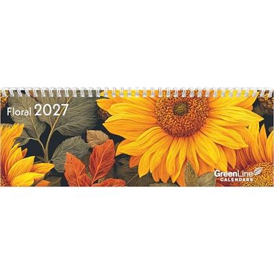 Greenline Floral 2027: Wochenkalender 30x11 cm im Querformat mit floralen Illustrationen & 2-sprachigem Kalendarium für Büro und Naturfreunde Greenline Floral 2027: Wochenkalender 30x11 cm im Querformat mit floralen Illustrationen & 2-sprachigem Kalendarium für Büro und Naturfreunde