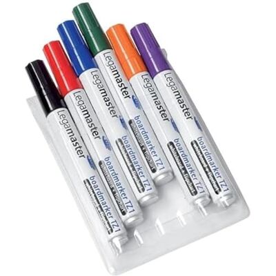 Legamaster 7 – 110001 Board Marker TZ set da 6 Set da 6 assortiti Legamaster 7 – 110001 Board Marker TZ set da 6 Set da 6 assortiti