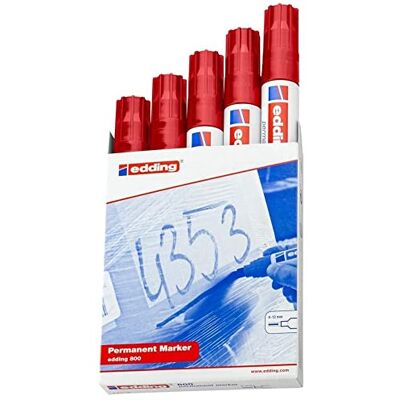 Edding 800 Permanent Marker Red Edding 800 Permanent Marker Red