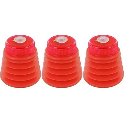 KUM Temperino con contenitore Softie 221 M1, 3 temperini rossi, flessibili e resistenti alla rottura, temperino con contenitore KUM Temperino con contenitore Softie 221 M1, 3 temperini rossi, flessibili e resistenti alla rottura, temperino con contenitore