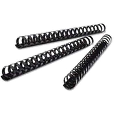 GBC Dorsi plastici 21A 25mm 50pz Nero GBC Dorsi plastici 21A 25mm 50pz Nero