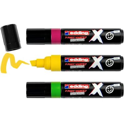 Edding X Multi Marker Candy Color Set 3 pennarelli acrilici Punta a scalpello 2-10 mm Pennarelli acrilici per disegnare su t-shirt, sneakers, custodie per telefono e altro ancora Edding X Multi Marker Candy Color Set 3 pennarelli acrilici Punta a scalpello 2-10 mm Pennarelli acrilici per disegnare su t-shirt, sneakers, custodie per telefono e altro ancora