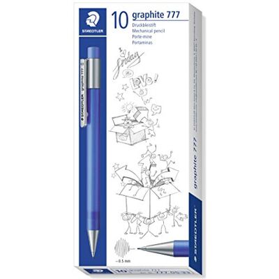 Staedtler 777 05-33 Portamine Grafito B 05 mm, 10 Pezzi Staedtler 777 05-33 Portamine Grafito B 05 mm, 10 Pezzi