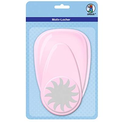 URSUS Perforatore a Leva Jumbo, Sole, ca. 76,2 mm, Rosa URSUS Perforatore a Leva Jumbo, Sole, ca. 76,2 mm, Rosa