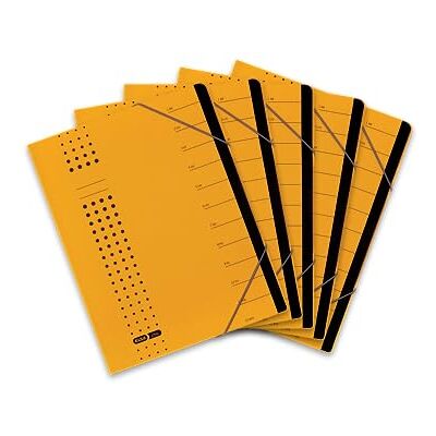 Elba Sorting File Chic, 12 Compartments, Carton Yellow Elba Sorting File Chic, 12 Compartments, Carton Yellow