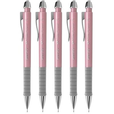 Faber-Castell Matita meccanica Apollo rose shadows, 5 pezzi, durezza B, mina 0,7 mm, gomma inclusa Faber-Castell Matita meccanica Apollo rose shadows, 5 pezzi, durezza B, mina 0,7 mm, gomma inclusa
