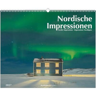 Alpha Nordische Impressionen 2027: Wandkalender 52x42,5 cm mit 12 Landschaftsaufnahmen aus Skandinavien, sprachneutralem Kalendarium und Spiralbindung Alpha Nordische Impressionen 2027: Wandkalender 52x42,5 cm mit 12 Landschaftsaufnahmen aus Skandinavien, sprachneutralem Kalendarium und Spiralbindung