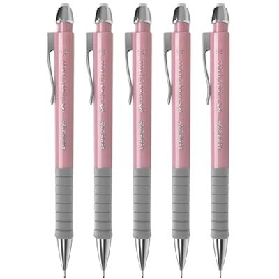 Faber-Castell Matita meccanica Apollo rose shadows, 5 pezzi, durezza B, mina 0,5 mm, gomma inclusa Faber-Castell Matita meccanica Apollo rose shadows, 5 pezzi, durezza B, mina 0,5 mm, gomma inclusa