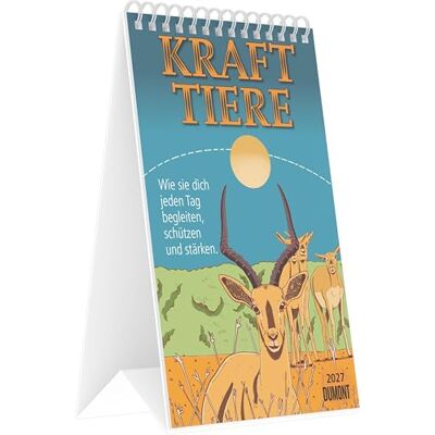 DUMONT Krafttiere 2027: Wochentischkalender 13,5x21,8 cm mit liebevoll gestalteten Krafttiermotiven, Erläuterungen und achtsamen Impulsen DUMONT Krafttiere 2027: Wochentischkalender 13,5x21,8 cm mit liebevoll gestalteten Krafttiermotiven, Erläuterungen und achtsamen Impulsen