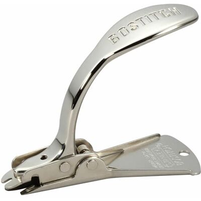 Bostitch Levapunti da ufficio resistente, per cartone, con protezione integrata, finitura nichelata resistente all'usura, cromato Bostitch Levapunti da ufficio resistente, per cartone, con protezione integrata, finitura nichelata resistente all'usura, cromato