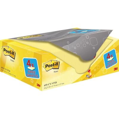 Post-It Foglietti Adesivi, 16 Blocchetti + 4 GRATIS (2000 Fogli), 127x76 mm per Promemoria, Pianificazione e Studio; Aderiscono e si Rimuovono senza Residui, Ideali per Organizzare e Annotare Idee Post-It Foglietti Adesivi, 16 Blocchetti + 4 GRATIS (2000 Fogli), 127x76 mm per Promemoria, Pianificazione e Studio; Aderiscono e si Rimuovono senza Residui, Ideali per Organizzare e Annotare Idee