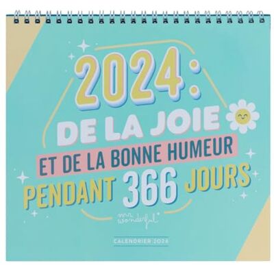 Mr. Wonderful Mr.Wonderful 2024 Calendario da tavolo da grattare per 366 giorni, 21,9 x 19,3 x 12,8 cm Mr. Wonderful Mr.Wonderful 2024 Calendario da tavolo da grattare per 366 giorni, 21,9 x 19,3 x 12,8 cm
