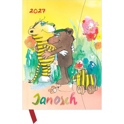 DUMONT Janosch 2027: Buchkalender 16x22 cm Wochenplaner mit Magnetverschluss, Lesebändchen, internationeln Feiertagen & Tasche für Visitenkarten, für Janosch Fans DUMONT Janosch 2027: Buchkalender 16x22 cm Wochenplaner mit Magnetverschluss, Lesebändchen, internationeln Feiertagen & Tasche für Visitenkarten, für Janosch Fans