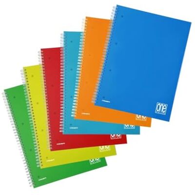 Blasetti One Color PPL Quaderno a Spirale A4 BCO Fogli Bianchi 6pz Blasetti One Color PPL Quaderno a Spirale A4 BCO Fogli Bianchi 6pz