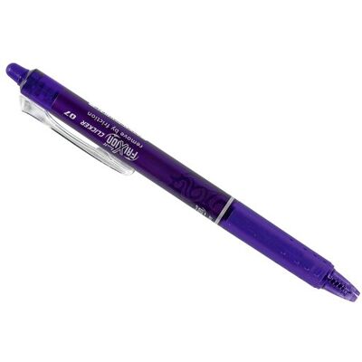 PILOT Frixion Penna a Inchiostro Clicker retrattile cancellabile, Sfera 0.7 mm, Viola, 1 pezzo PILOT Frixion Penna a Inchiostro Clicker retrattile cancellabile, Sfera 0.7 mm, Viola, 1 pezzo