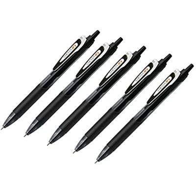 Zebra Technologies Sarasa JJJ31-BK Penna a inchiostro gel secco, 0,5 mm, confezione da 5, colore: Nero Zebra Technologies Sarasa JJJ31-BK Penna a inchiostro gel secco, 0,5 mm, confezione da 5, colore: Nero