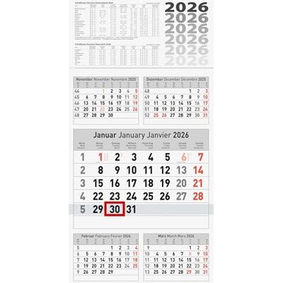 BRUNNEN 5-Monatskalender 2026 300×585 mm BRUNNEN 5-Monatskalender 2026 300×585 mm