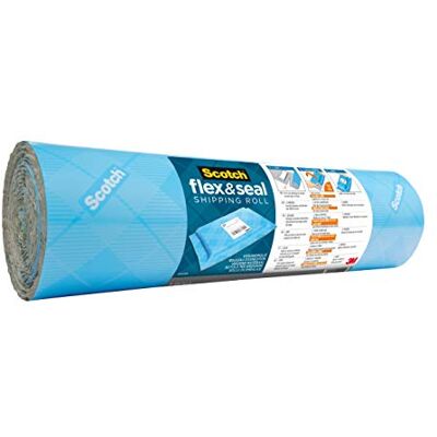 Scotch Flex & Seal Rotolo di Spedizione, 38 cm x 3 m, Senza Scatole, Senza Nastro, Facile Imballaggio Alternativa a Poli Mailer, Sacchetti di Spedizione, Bollettini, Buste Imbottite, Scatole Scotch Flex & Seal Rotolo di Spedizione, 38 cm x 3 m, Senza Scatole, Senza Nastro, Facile Imballaggio Alternativa a Poli Mailer, Sacchetti di Spedizione, Bollettini, Buste Imbottite, Scatole
