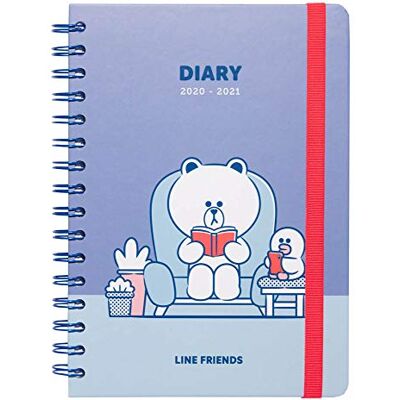 Grupo Erik Diario Scuola Settimanale 2020/2021 Line Friends, 12 mesi, A5, spazi extra per la pianificazione, adesivi stickers Grupo Erik Diario Scuola Settimanale 2020/2021 Line Friends, 12 mesi, A5, spazi extra per la pianificazione, adesivi stickers