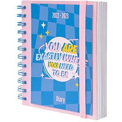Grupo Erik Diario Scuola 2022 e 2023, Diario Scolastico Giornaliero Con 11 Mesi, Ottimo Come Diametrorio Bambino, per Scuola o Elementari, Real Cool Days, 16 x 14 cm Grupo Erik Diario Scuola 2022 e 2023, Diario Scolastico Giornaliero Con 11 Mesi, Ottimo Come Diametrorio Bambino, per Scuola o Elementari, Real Cool Days, 16 x 14 cm