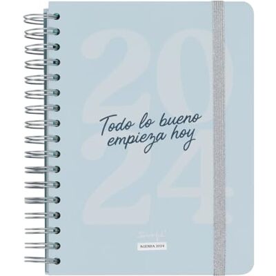 Mr. Wonderful Mr.Wonderful Agenda Wonder 2024 Quotidiana, tutto il bene inizia oggi, 22,1 x 2,1 x 15,6 Mr. Wonderful Mr.Wonderful Agenda Wonder 2024 Quotidiana, tutto il bene inizia oggi, 22,1 x 2,1 x 15,6